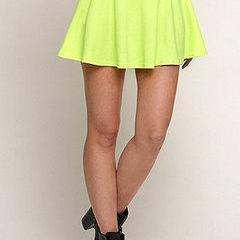 Fluorescent Green Skirt Fluorescent Green Skirts..